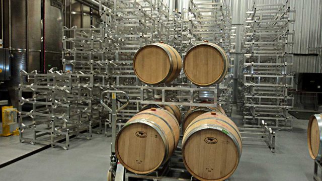Aluminum Std. Wine Barrel Racks