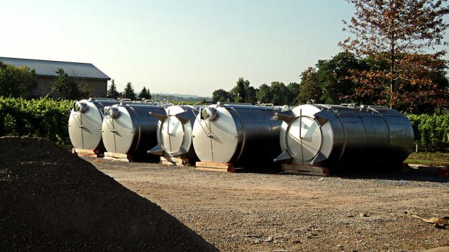 Wine Tank Installation