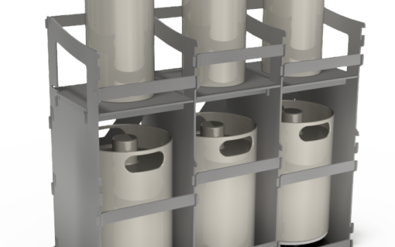 Modular Keg Rack set-up